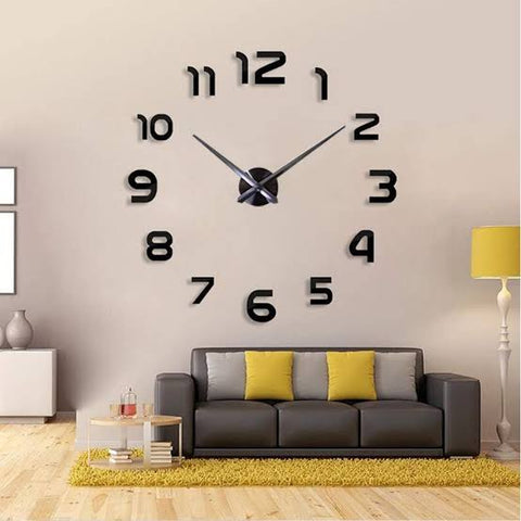 DIY 3D Frameless Wall Clock